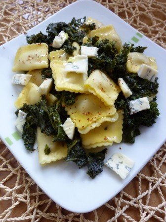 ravioli z jarmuzem