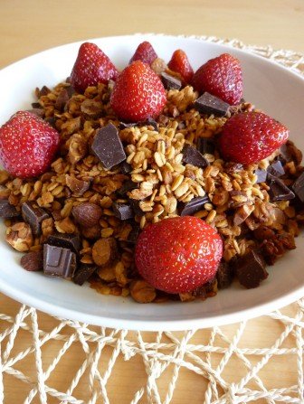 granola z czekolada