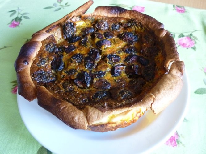quiche dyniowo-grzybowy