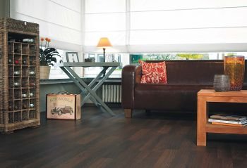 Panele laminowane w kolorze wenge