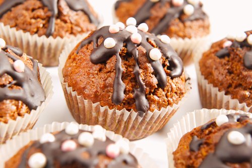 muffinki czekoladowo kokosowe