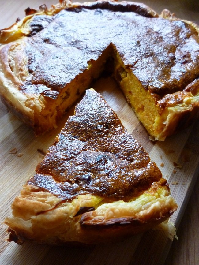tarta dyniowa z kabanosem