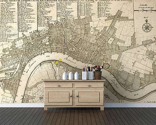 fototapeta mapa wallpapered 5