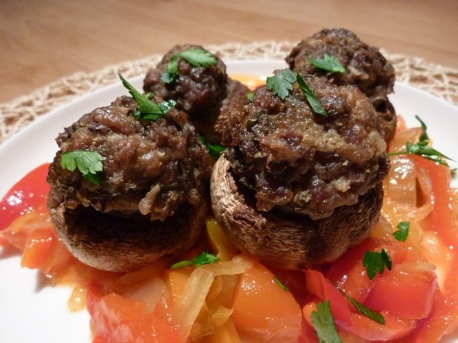 mielone w grzybkach