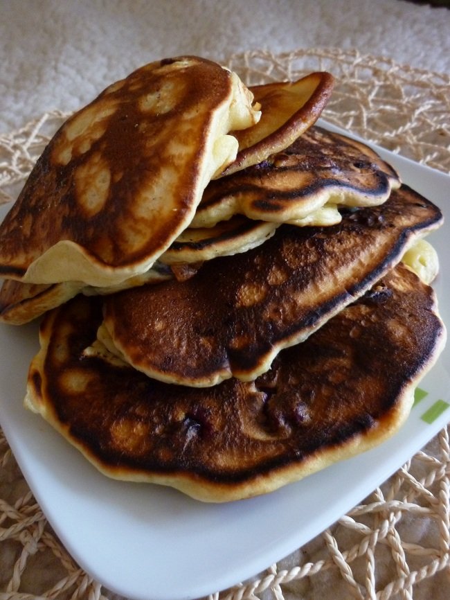 pancakes z borowka amerykanska