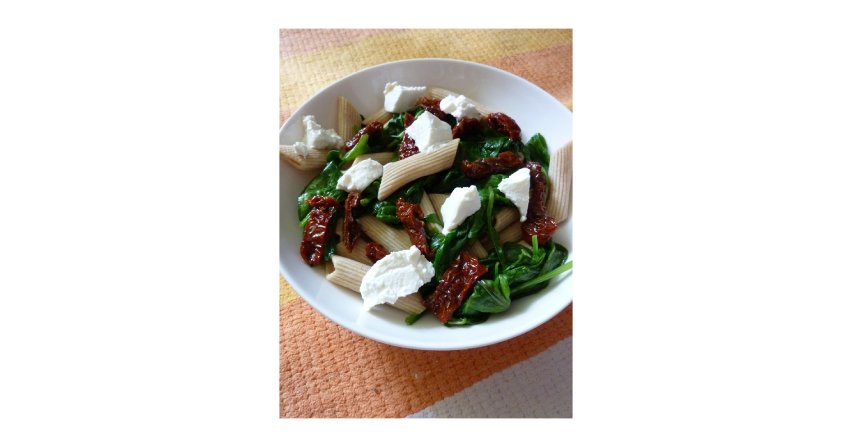 Penne ze szpinakiem i ricottą Fot. RHCC