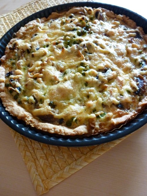 tarta z grzybami
