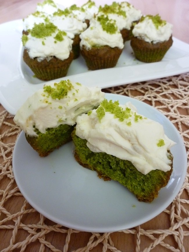 zielone muffiny