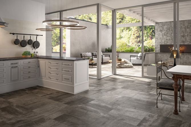Rustykalny akcent w nowoczesnym mieszkaniu
Fot. Villeroy &amp; Boch