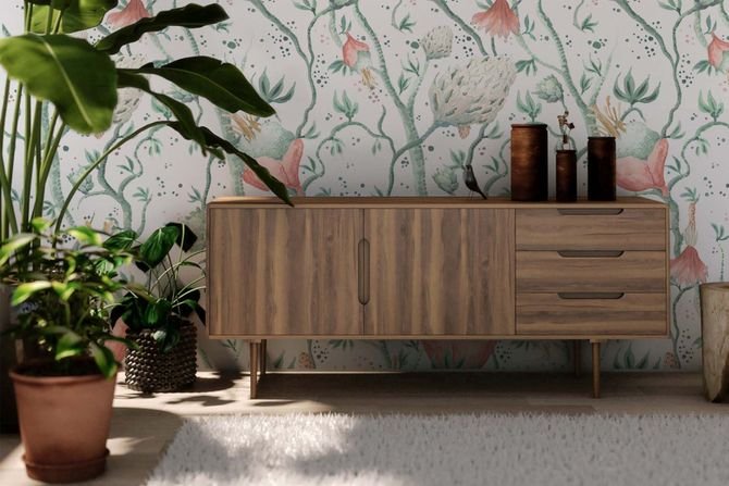 Tapeta Botanical Wallmotion, proj. Ewa G&oacute;ral
Fot. Muraspec