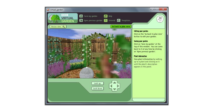 Virtual Garden - widok 3D Fot. Franciszek Rochowczyk