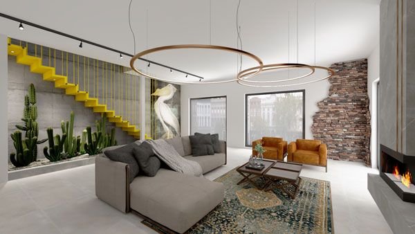 Projekt Samanty Anny Wejksznia, laureatki III nagrody w konkursie dla architektów i projektantów wnętrz – użytkowników programu CAD Decor