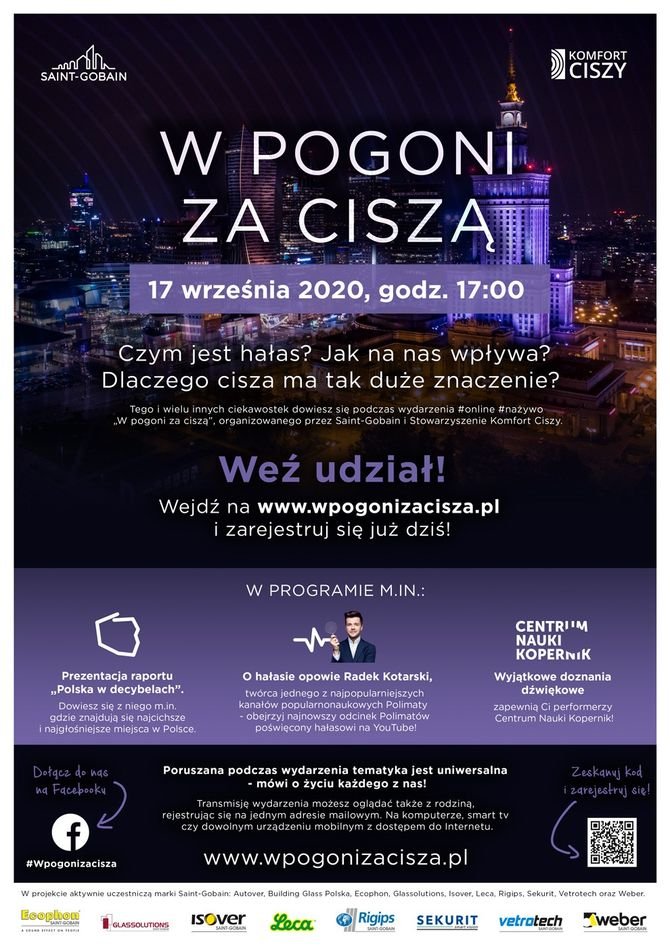 w pogoni za cisza plakat