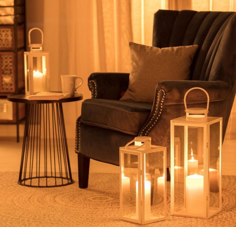 dekoria lampion metalowy elegance 1