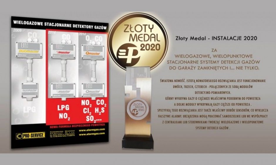 pro service zloty medal instalacje2020
