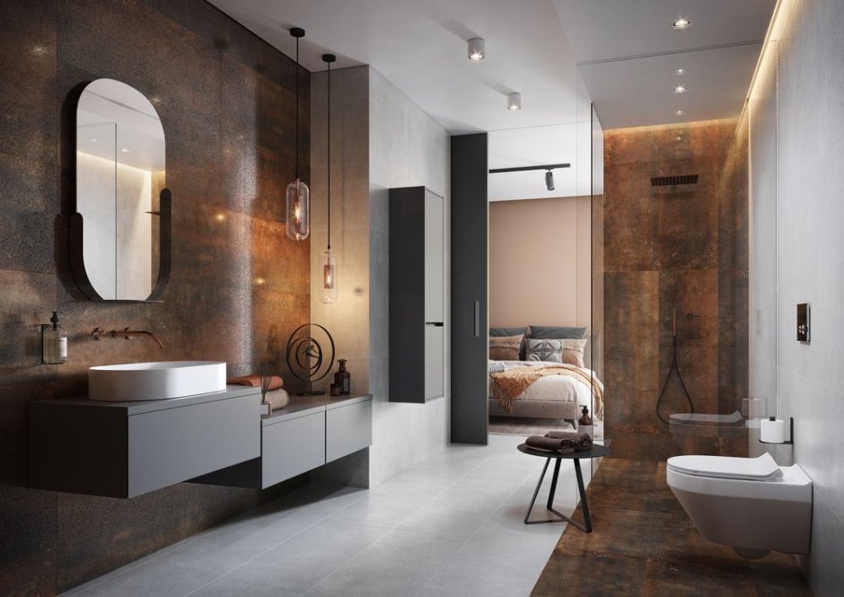 dern copper rust lapatto bathroom cersanit