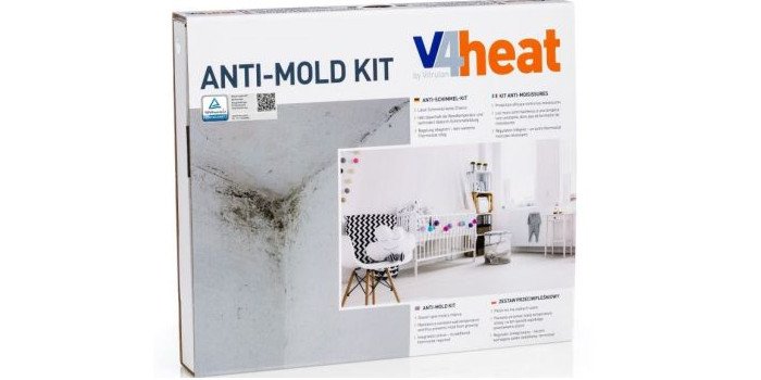 &nbsp;
Zestaw przeciwpleśniowy V4heat zawiera wszystko, co jest potrzebne do montażu w narożniku pomieszczenia.