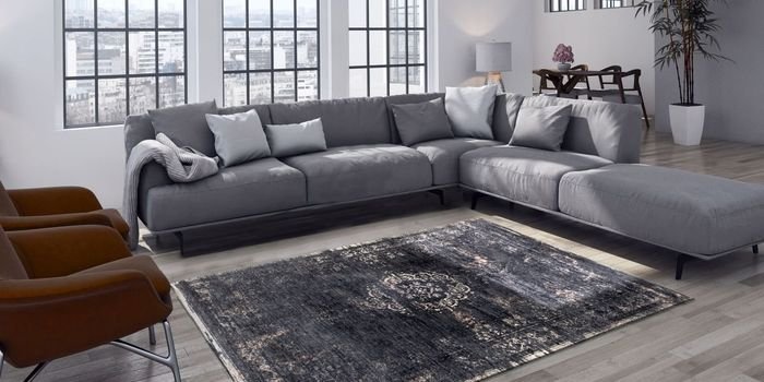 dywan naturalny orient czarny carpets more 1