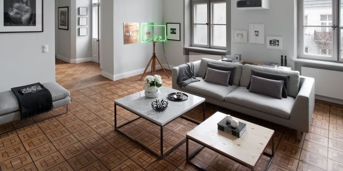 Apartament przy ul. Wilczej w Warszawie; fot. Hanna Długosz