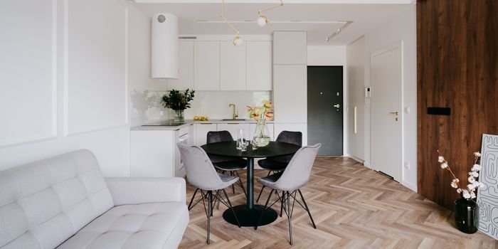 Mieszkanie nad rzeką w stylu modern classic, fot. Ardant.pl