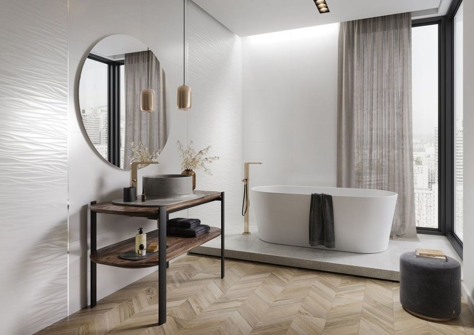 plytki scienne ola bianc podloga wood chevron opoczno