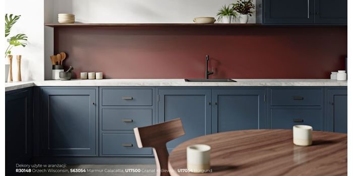 Kuchnia w drewnie i kolorze &ndash; nowe zestawienia w kolekcji Mood Stories, fot. Pfleiderer (nowa nazwa &ndash; Woodeco)
