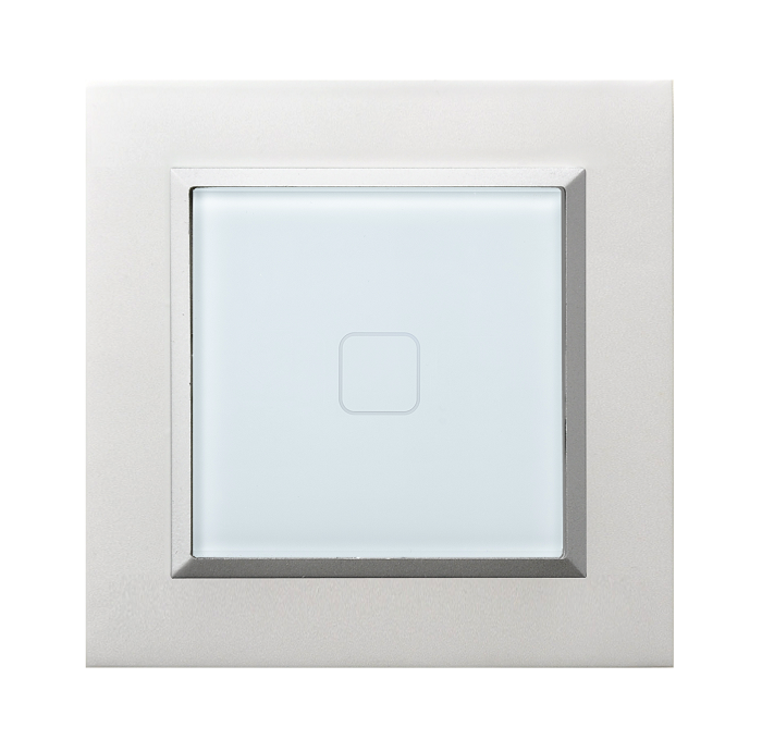 łącznik dotykowy w ramce aluminium