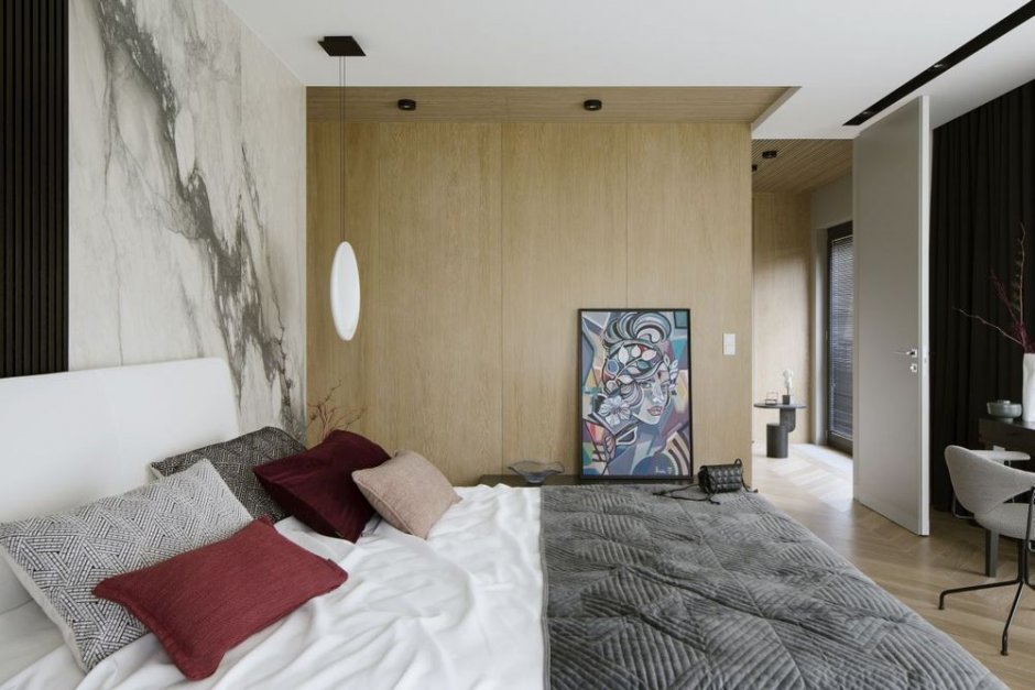 sypialnia klasyka i kontrasty elegancki apartament3