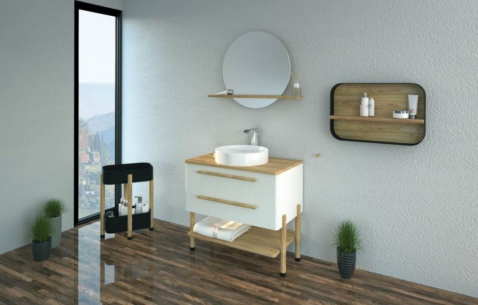 devo sonet structure white natural oak wood