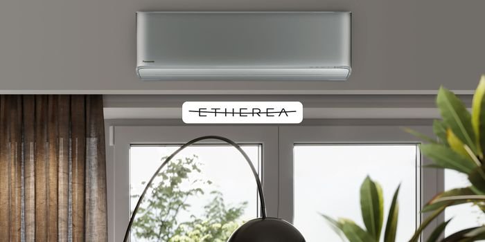 Klimatyzator Etherea w kolorze grafitowym, fot. Panasonic