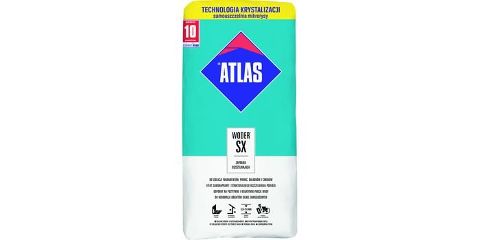 Atlas WODER SX &ndash; uniwersalna zaprawa uszczelniająca