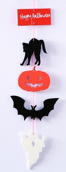 wiszace ozdoby na halloween gotowe