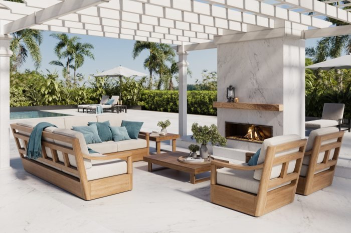marina outdoor fireplace and flooring 3