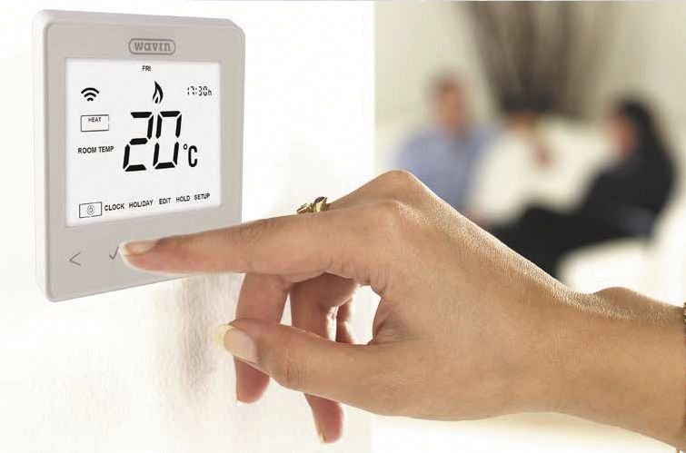 termostat pokojowy ogrzewanie podlogowe wavin