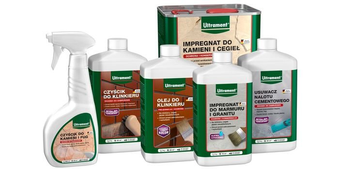 impregnaty czysciki klinkier kamien powierzchnie wokol domu ultrament