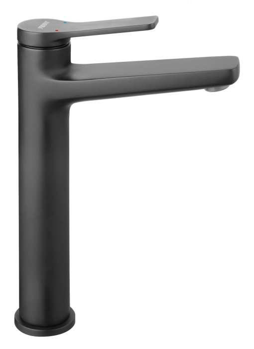 ferro stratos black bateria umywalkowa nablatowa