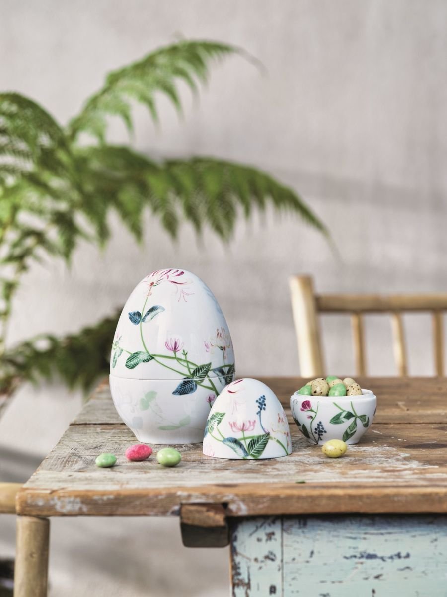 porcelanowy pojemnik w ksztalcie jaja fyrklovern 1