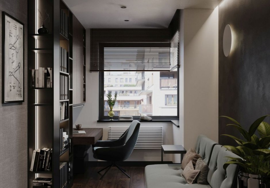 apartament-w-odcieniach-czekolady-Mikolajska-gabinet