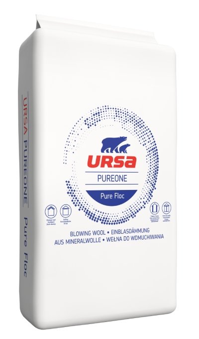 biała wełna do wdmuchiwania URSA Pure Floc