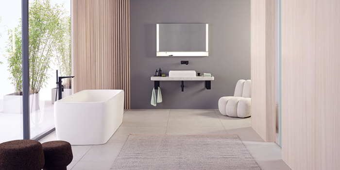 Łazienka zaprojektowana przez Studio F. A. Porsche. Fot. Duravit