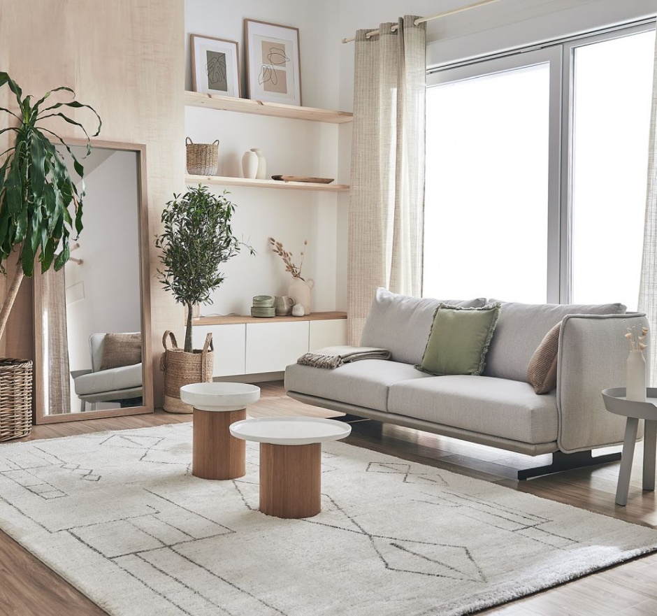 styl naturany salon leroy merlin