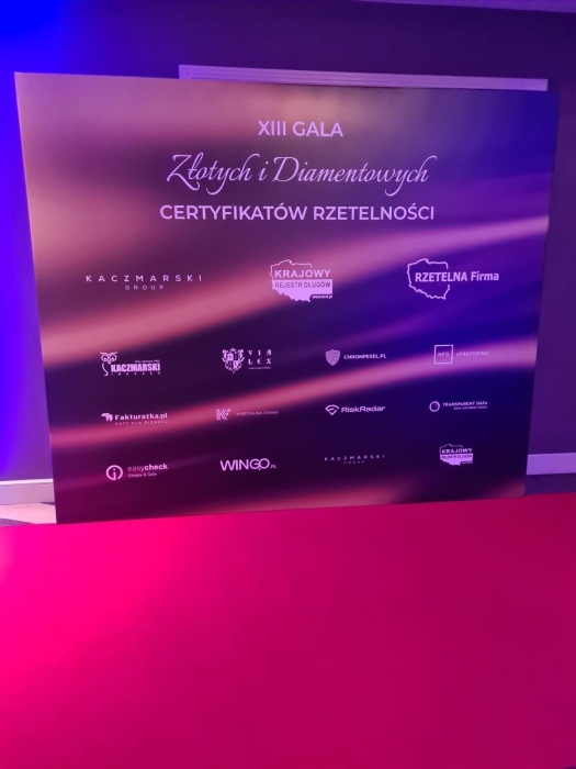 gala certyfikatow rzetelnosci 1