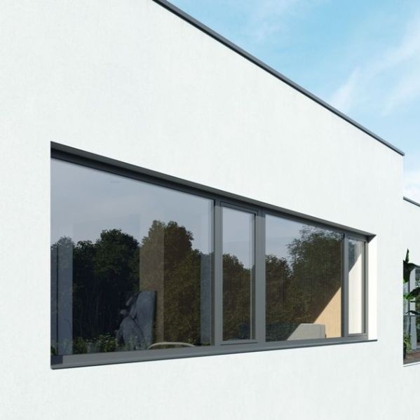 okno hybrydowe pvc aluminium schueco