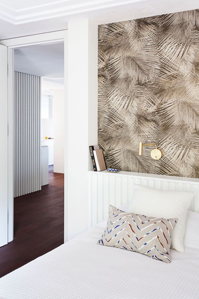 sypialnia tapeta apartament dagmara zawadzka