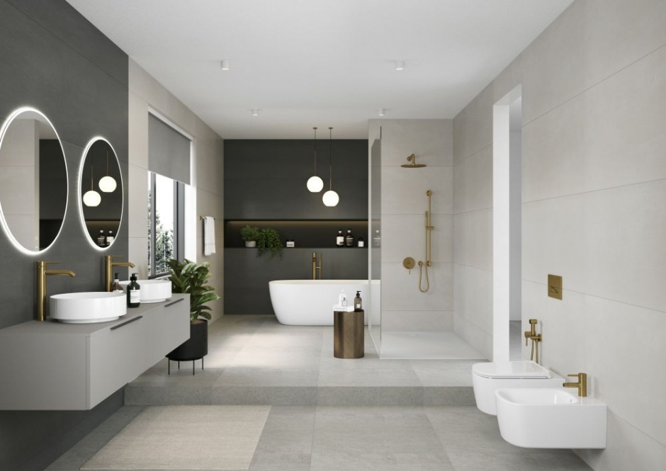 armatura lazienkowa kludi bozz brushed gold