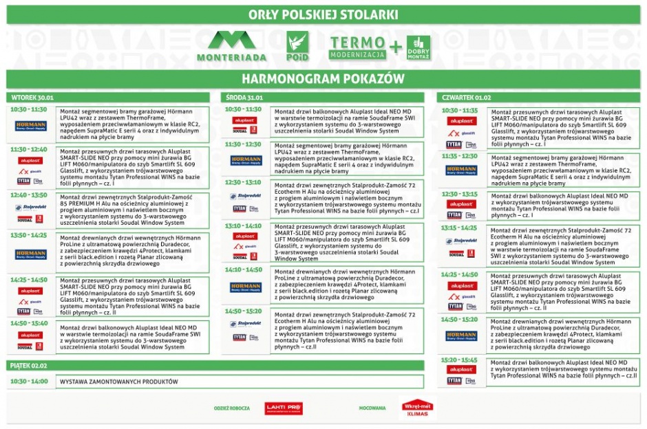 poid monteriada 2024 budma harmonogram