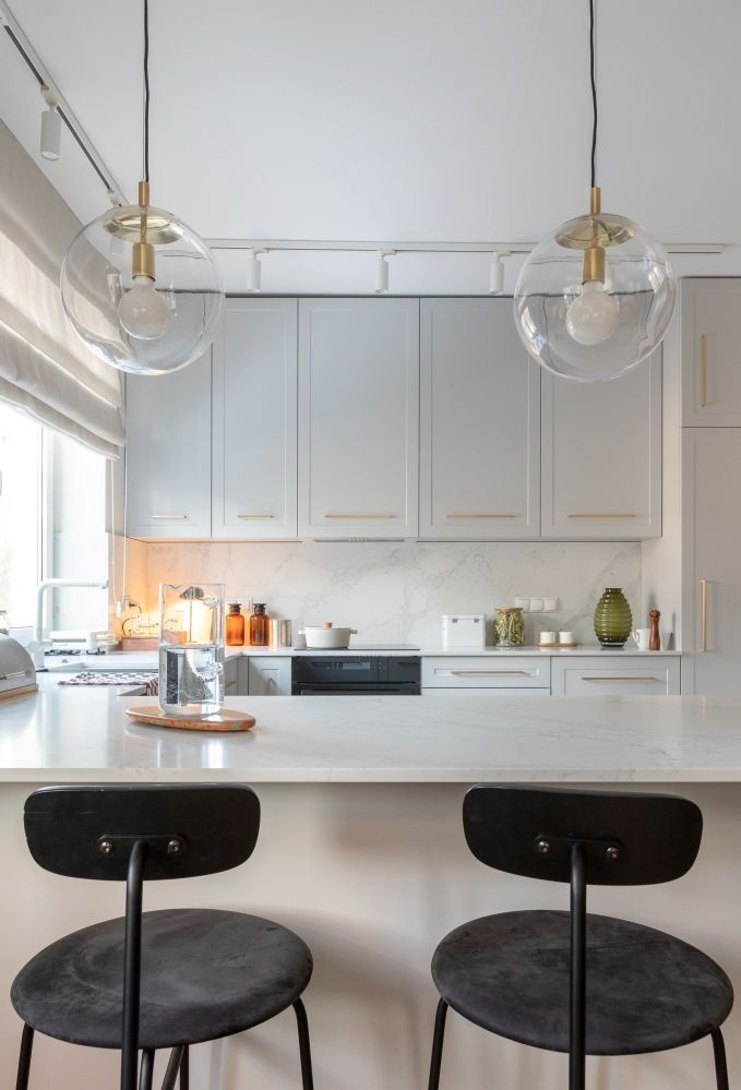 apartament kuchnia wyspa kanon design