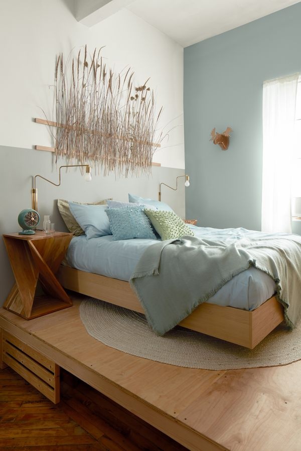 benjamin moore ben sypialnia niebieski