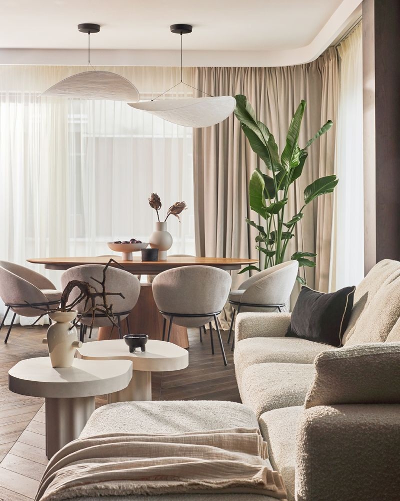 elegancki apartament salon deer design