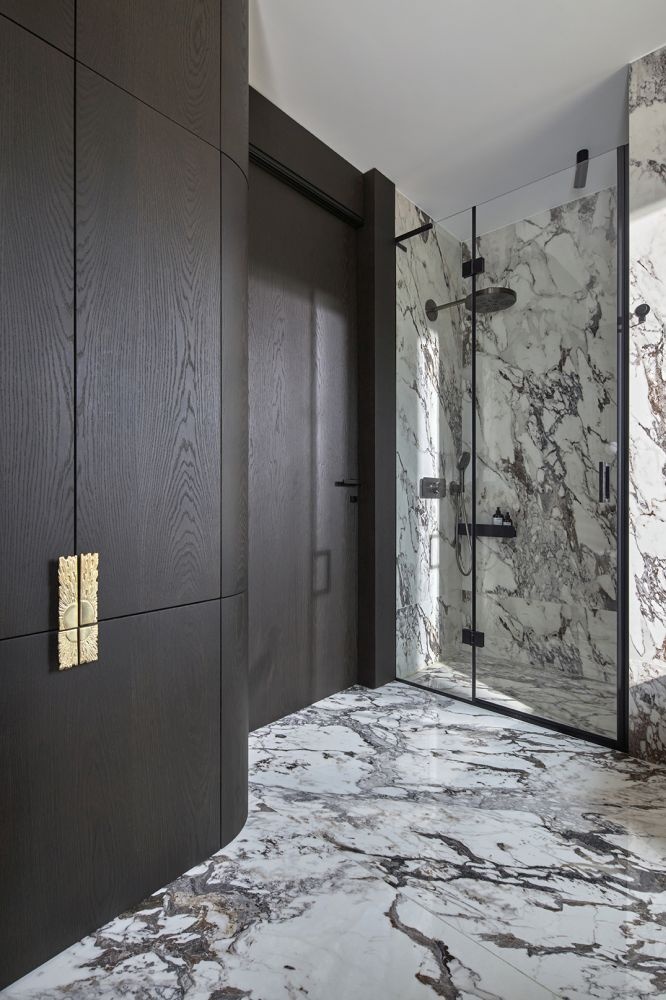 elegancki apartamentlazienka prysznic deer design